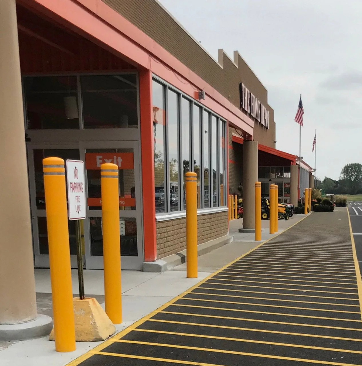 Bollard Installation & Repair — LowCountry Line Striping