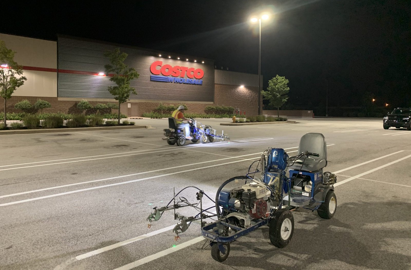 Epoxy Floor Striping Warehouse SC — LowCountry Line Striping Charleston SC