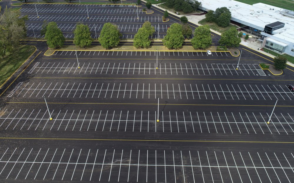 Professional Parking Lot Striping Service — LowCountry Line Striping Charleston SC